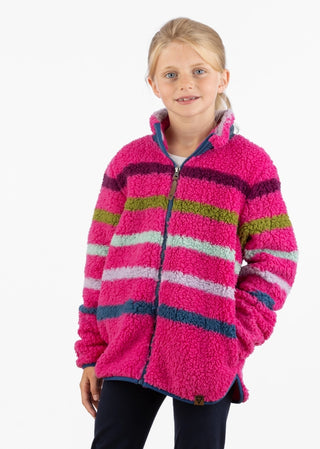 Girls Anissa Sherpa Jacket - Pink