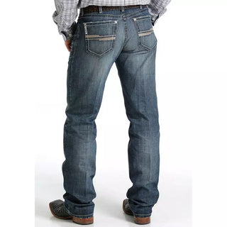 Cinch Men's White Label Dark Wash Relaxed Fit Straight Leg Jean