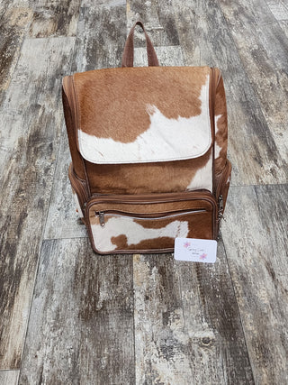 Real Leather and Cowhide Backpack