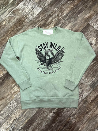Stay Wild Graphic Sweatshirt