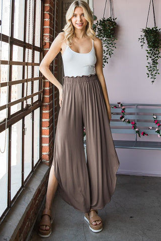 Butter Soft Flare Flow Pant-Coffee