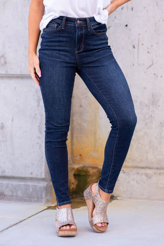 Curvy High Rise Skinny Jeans