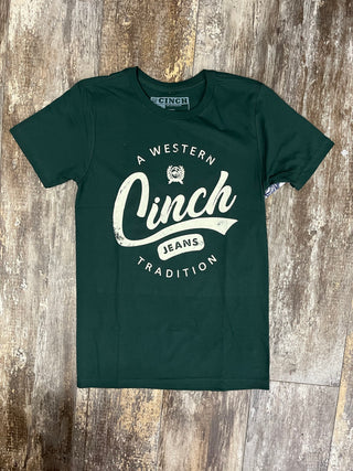 MEN'S CINCH JEANS A WESTERN TRADITION TEE - GREEN