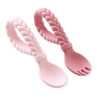 Pink Sweetie Spoons™ Spoon + Fork Set