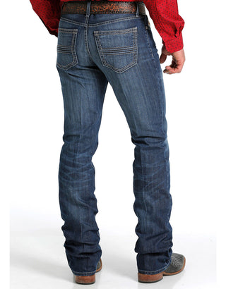 Cinch Men's Ian Rinse Boot Cut Straight Denim Jeans